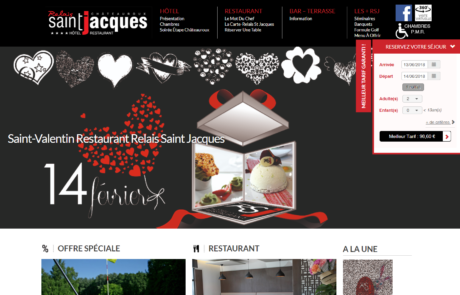 Création site internet du Relais Saint Jacques