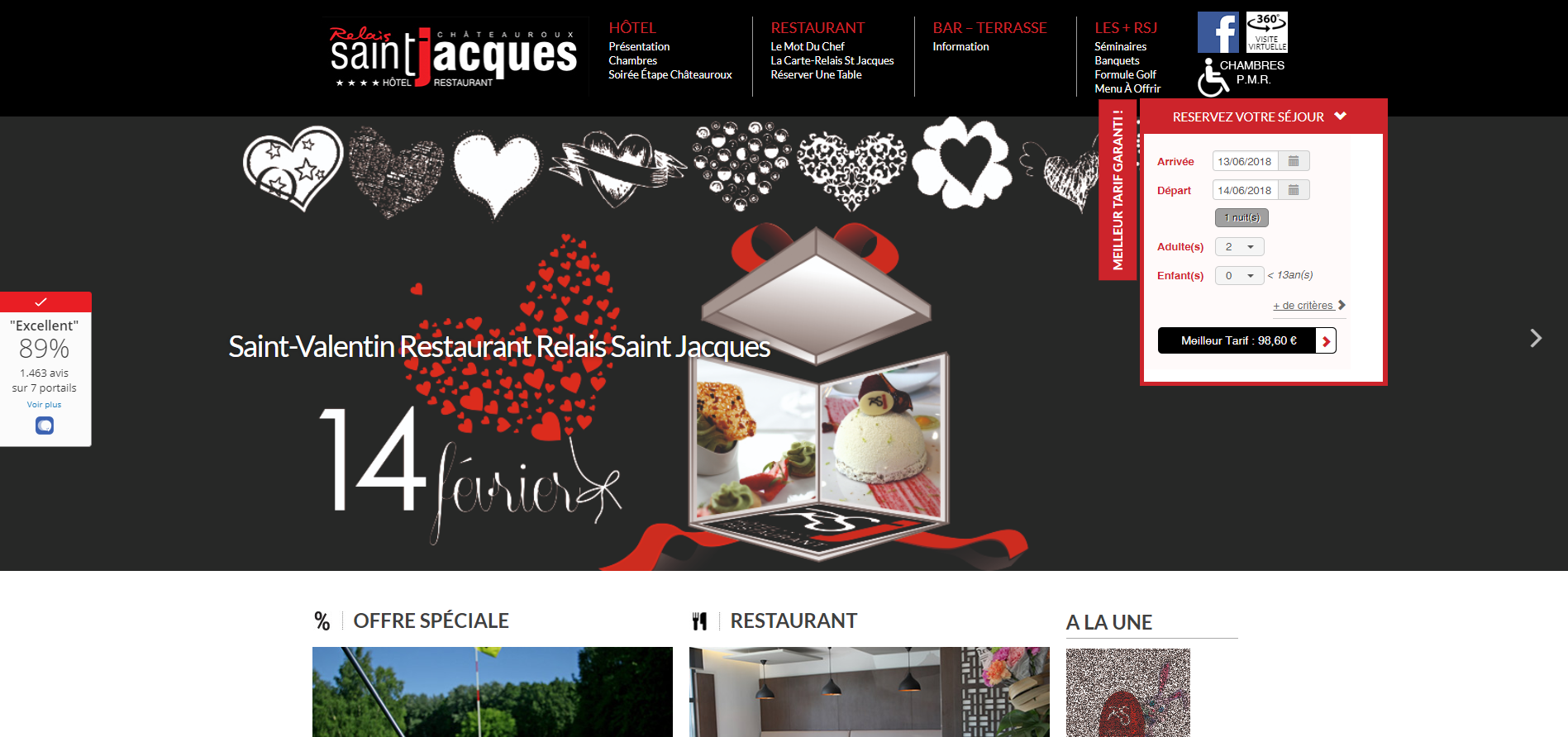 Création site internet du Relais Saint Jacques