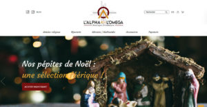 Site e-commerce l'Alpha & l'Oméga